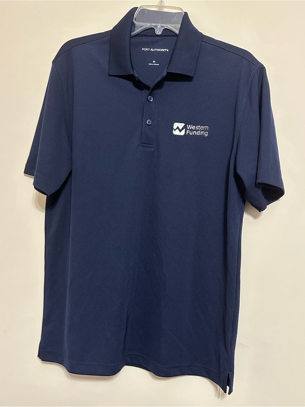 Port Authority Men’s Navy Polo Shirt Size Medium